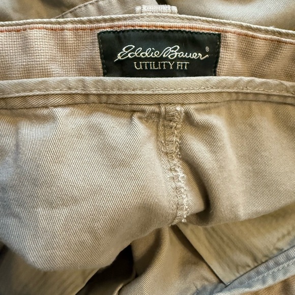 Eddie Bauer Utility Fit Men's Y2K 2008 Cargo Pants size 40x32.5 Wide Leg - Picture 4 of 9